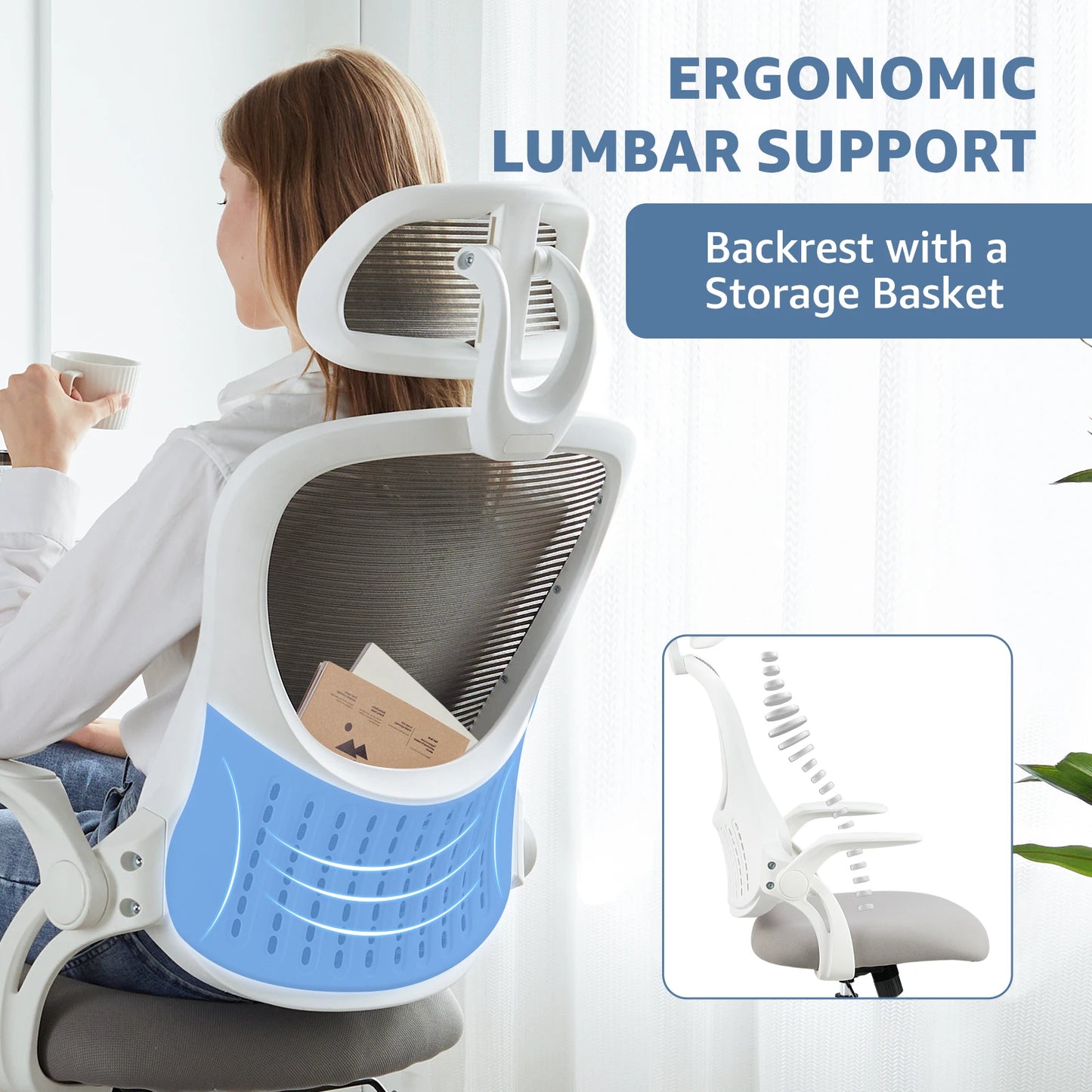 Computer Desk Chair,Ergonomic Office