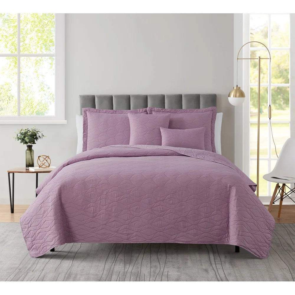 Twin Quilt Set 4-Piece Lightweight Bedspread
