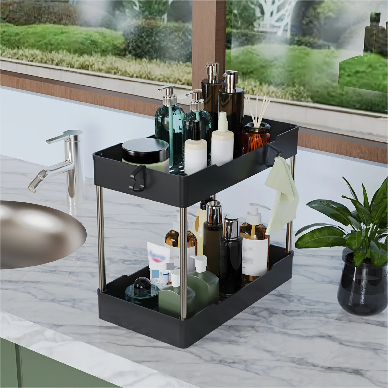 Under Bathroom Sink Organizers