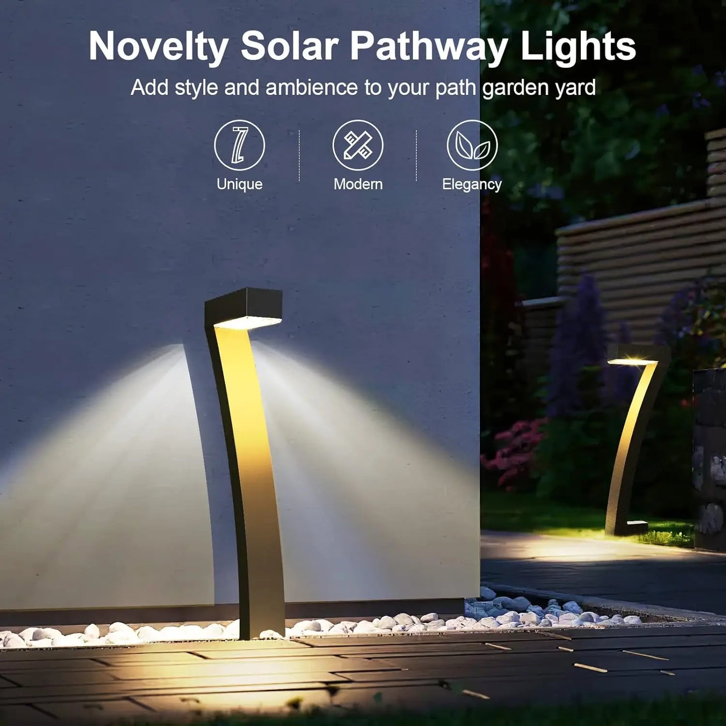Bright Solar Outdoor Lights Pathway,