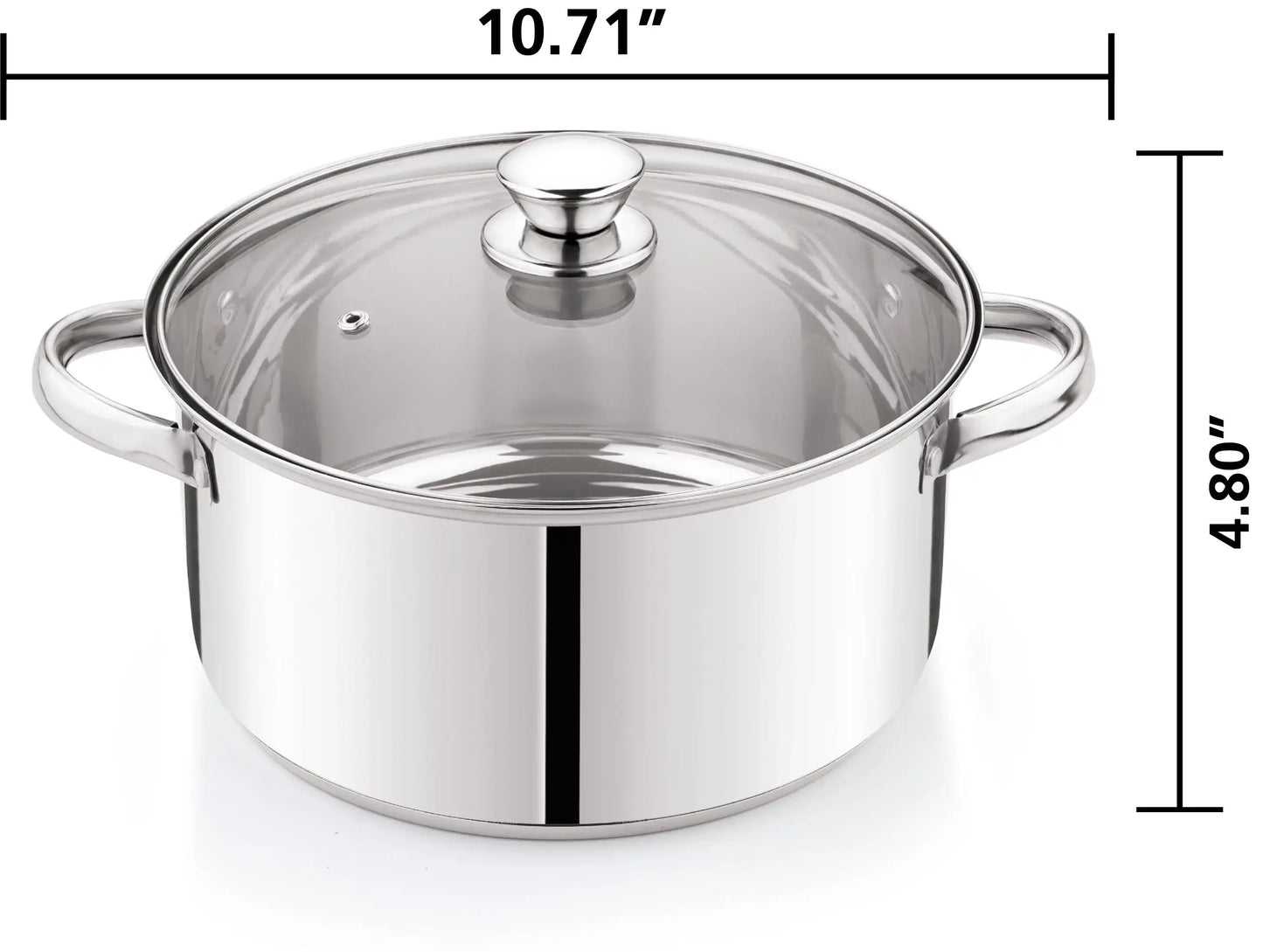 Nonstick Stainless Steel Cookware Set
