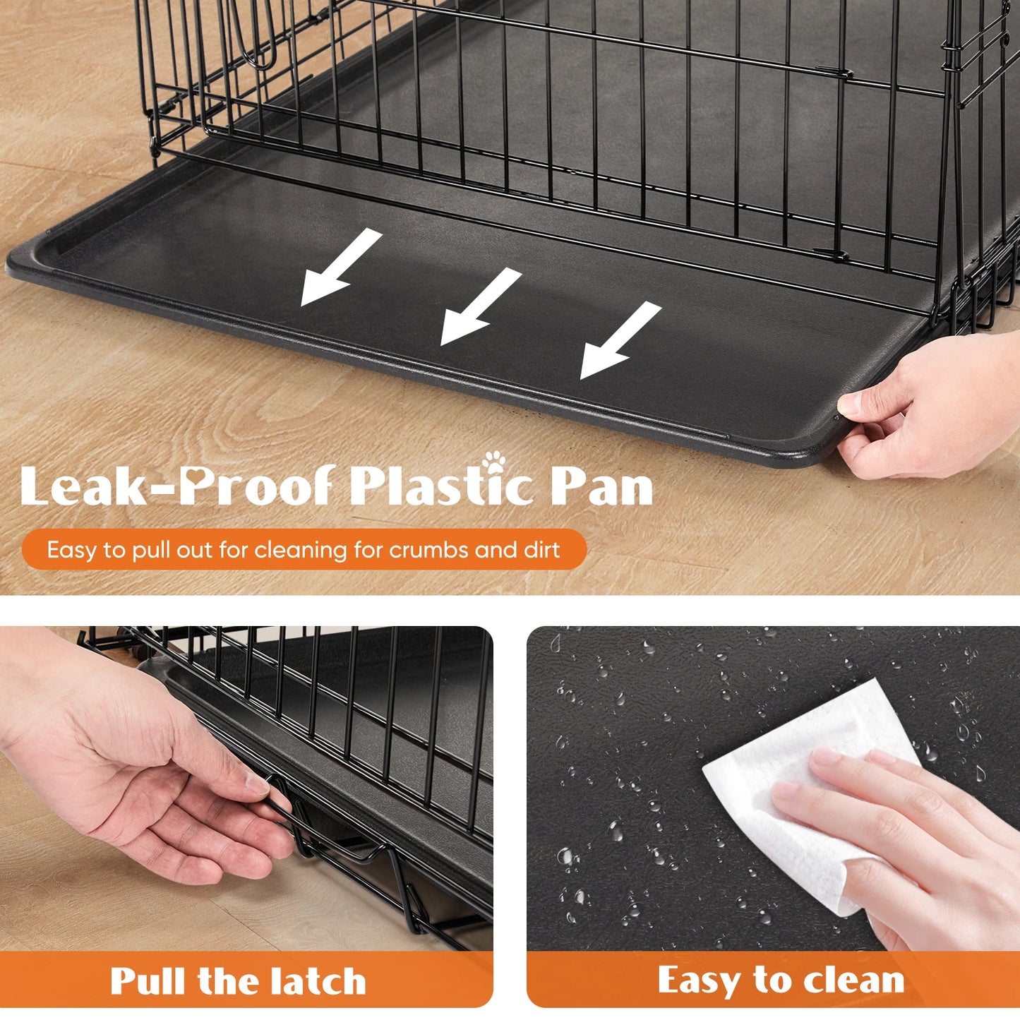 Dog Cage Folding Metal Wire
