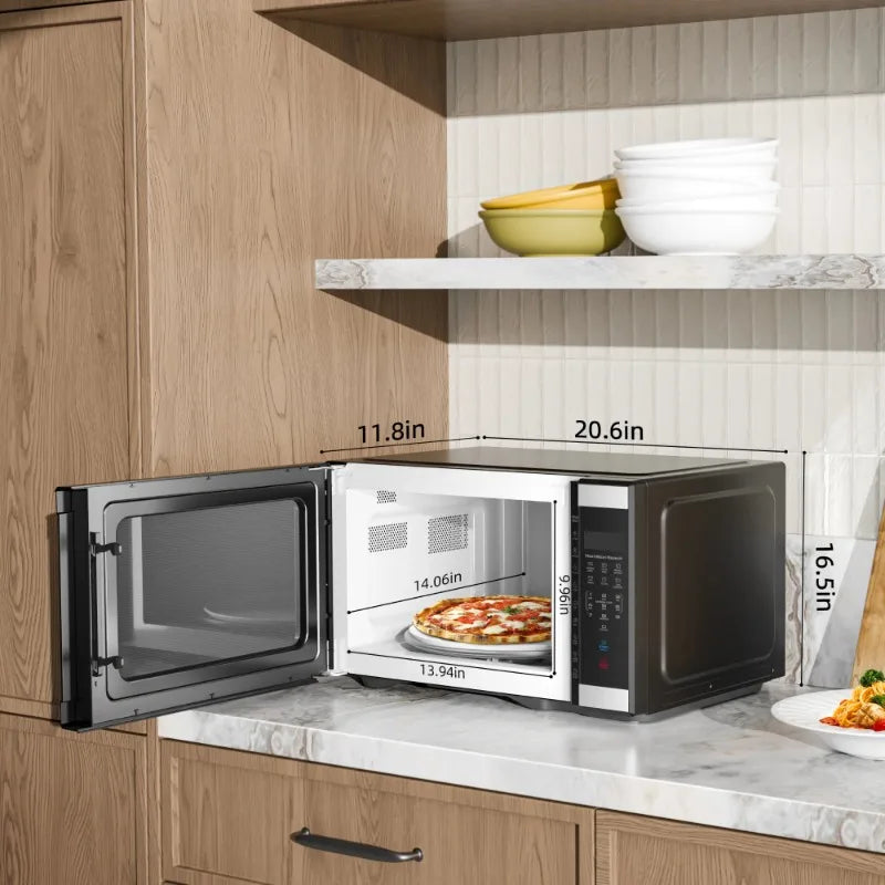 Hamilton Beach 1.1 cu ft Black Microwave Oven