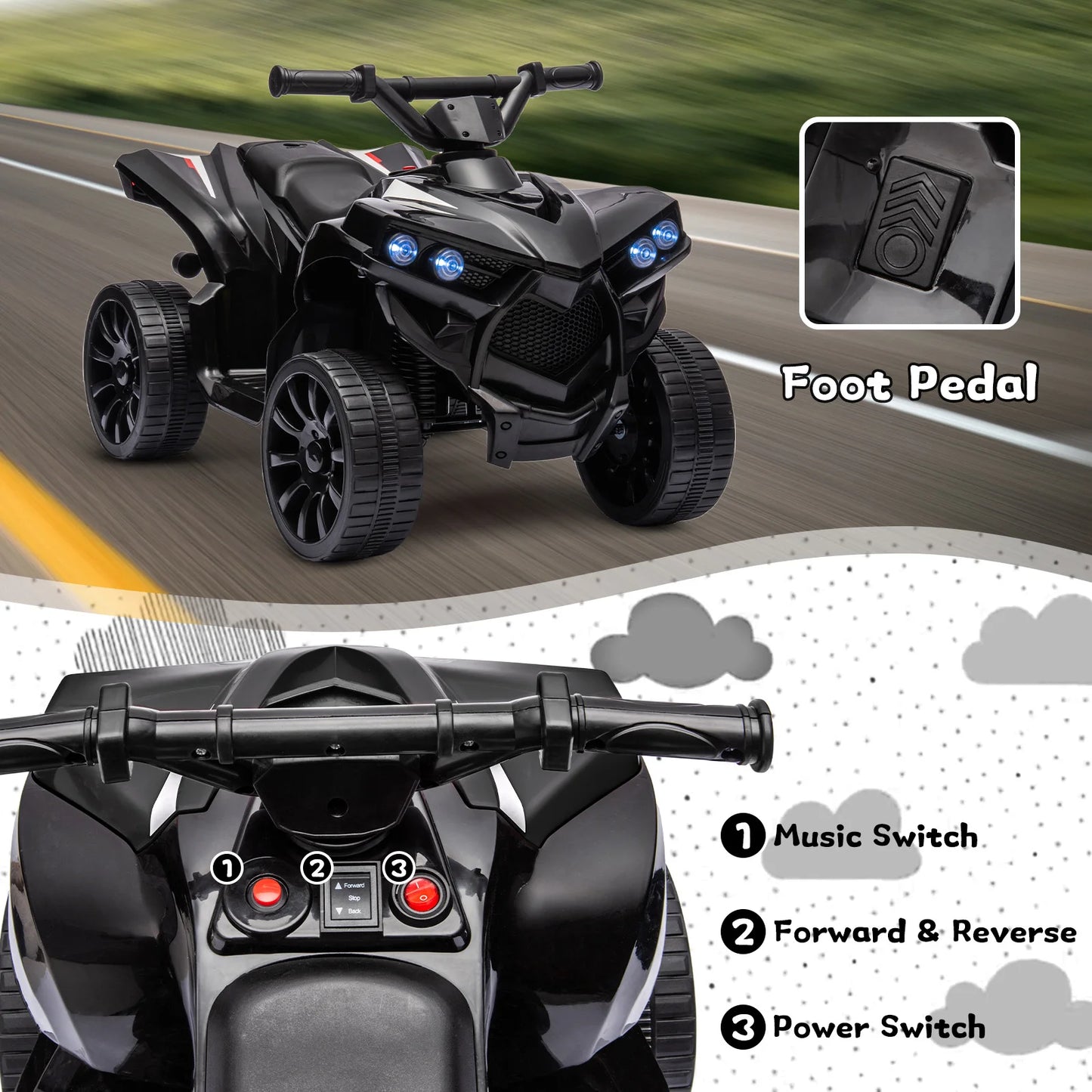 Battery Powered Electric Vehicle, Children