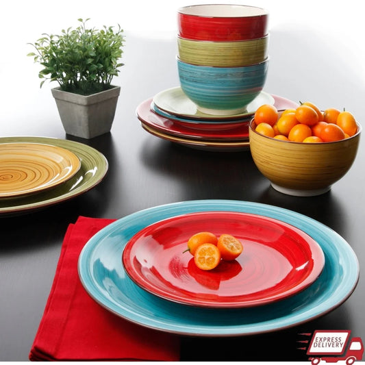 12-Piece Festival Dinnerware Set