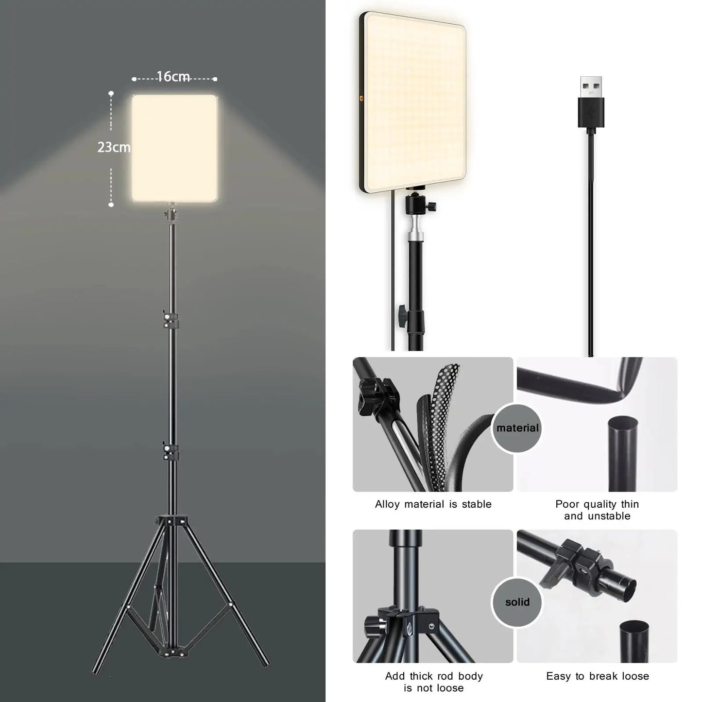 Photo Studio Lamp With Tripod