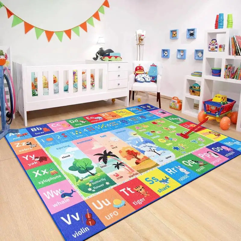 Kids Play Rug Educational & Fun Carpet