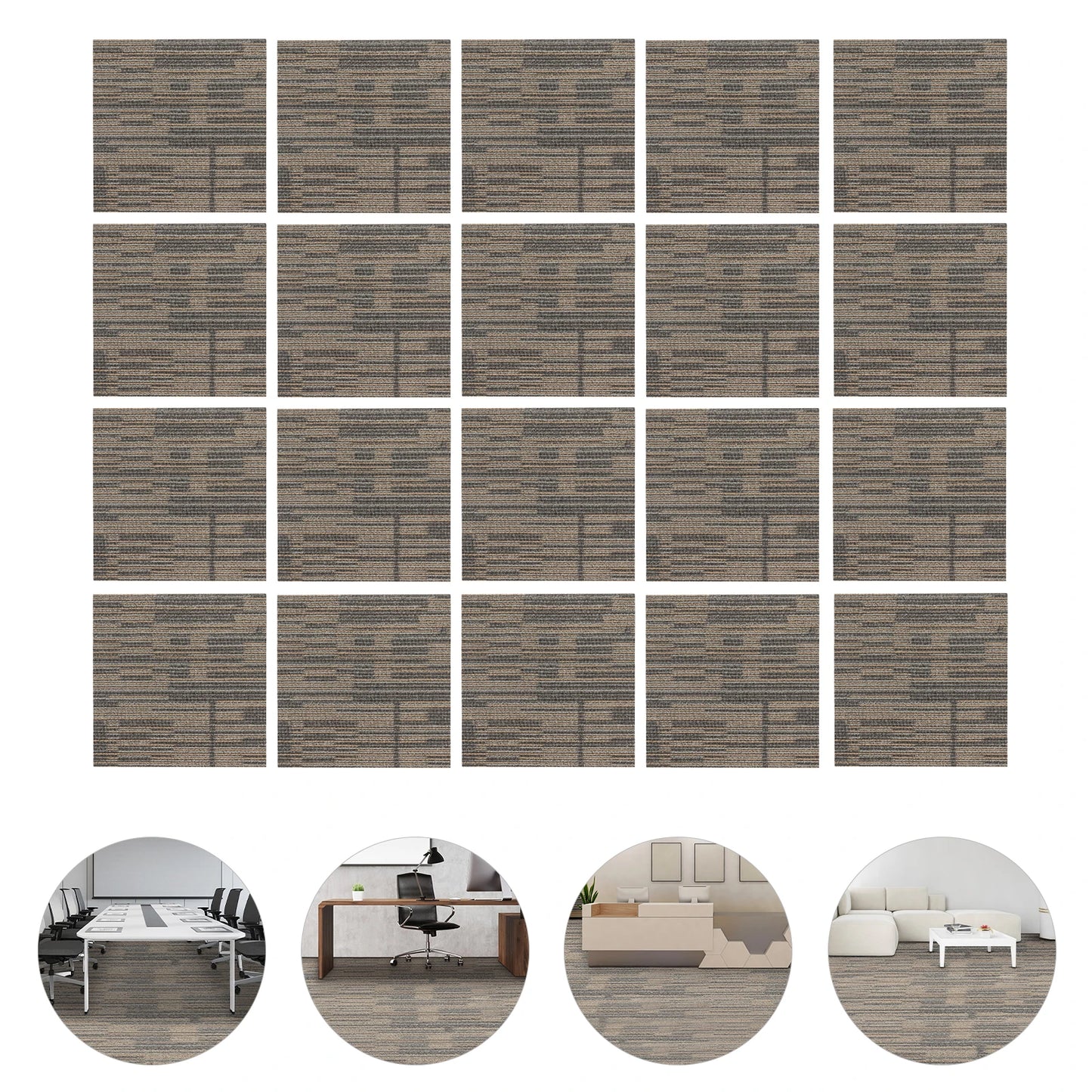 Commercial Self Adhesive Carpet Tile