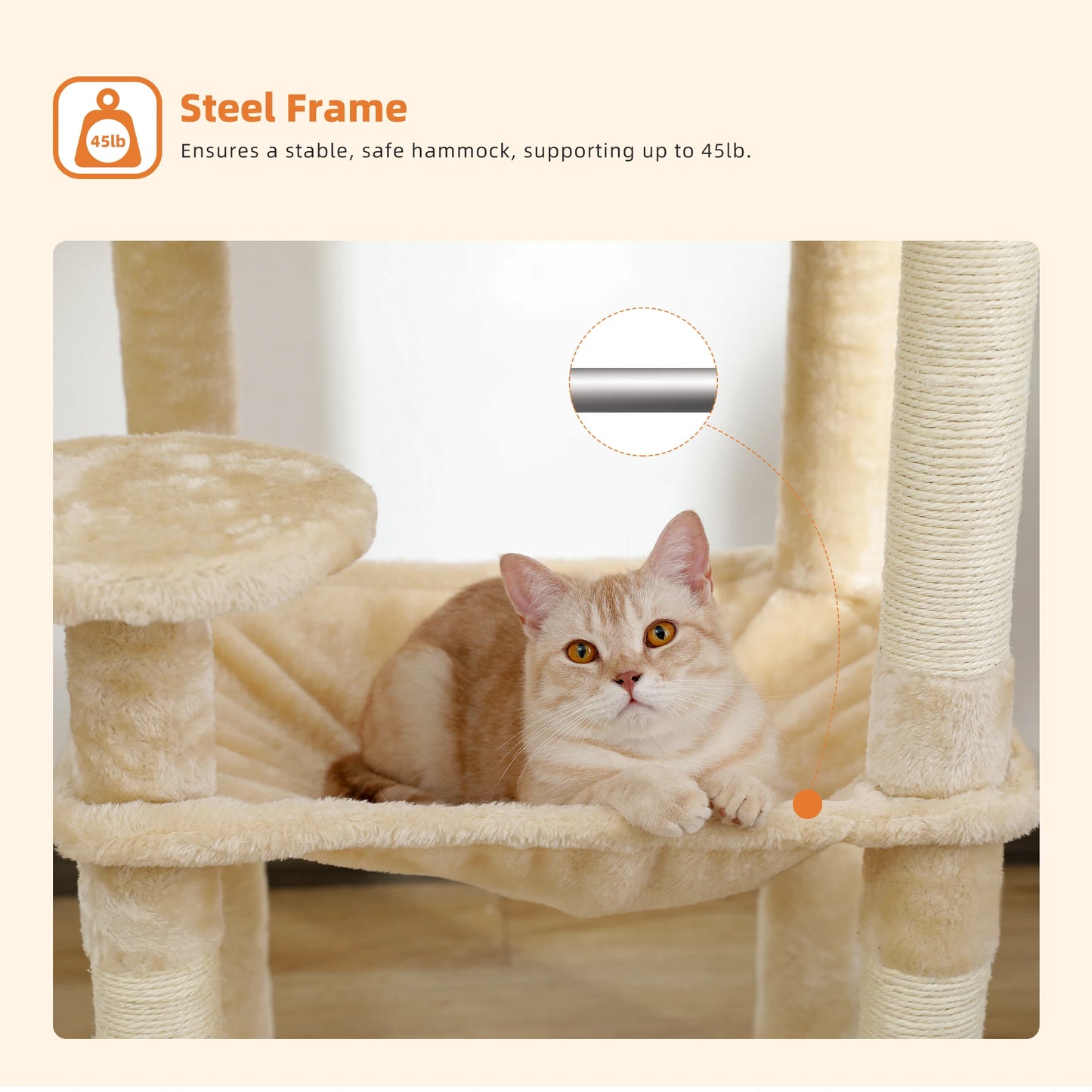 Cat Tree for Indoor 5-Level