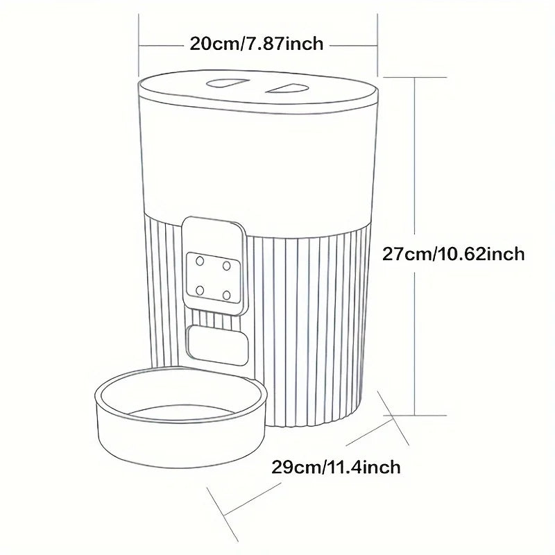 Pets automatic feeder