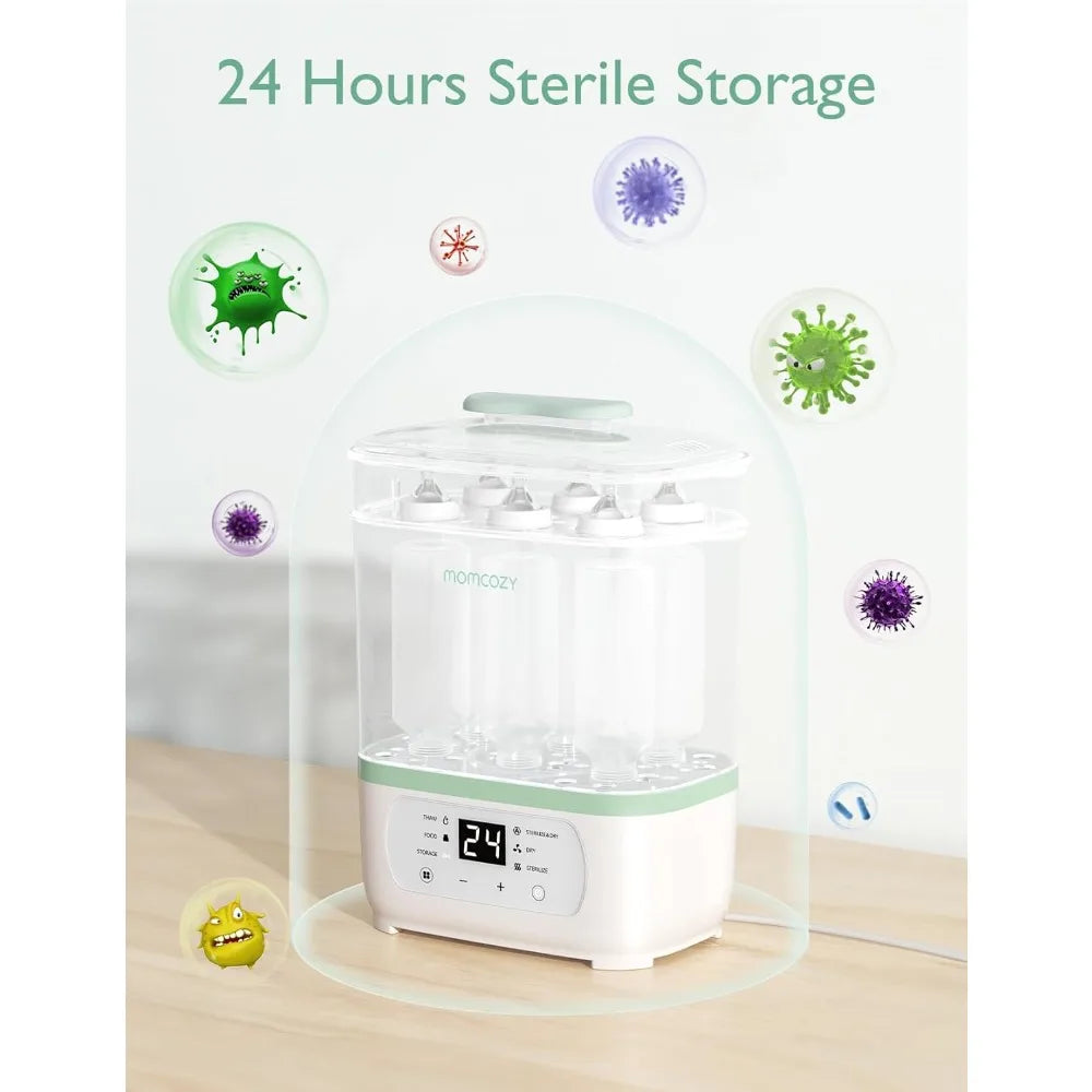 Bottle Sterilizer and Dryer, 8-in-1 Electric Steam