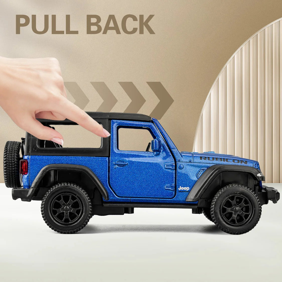 Jeep Wrangler Rubicon Alloy Model Toy Car