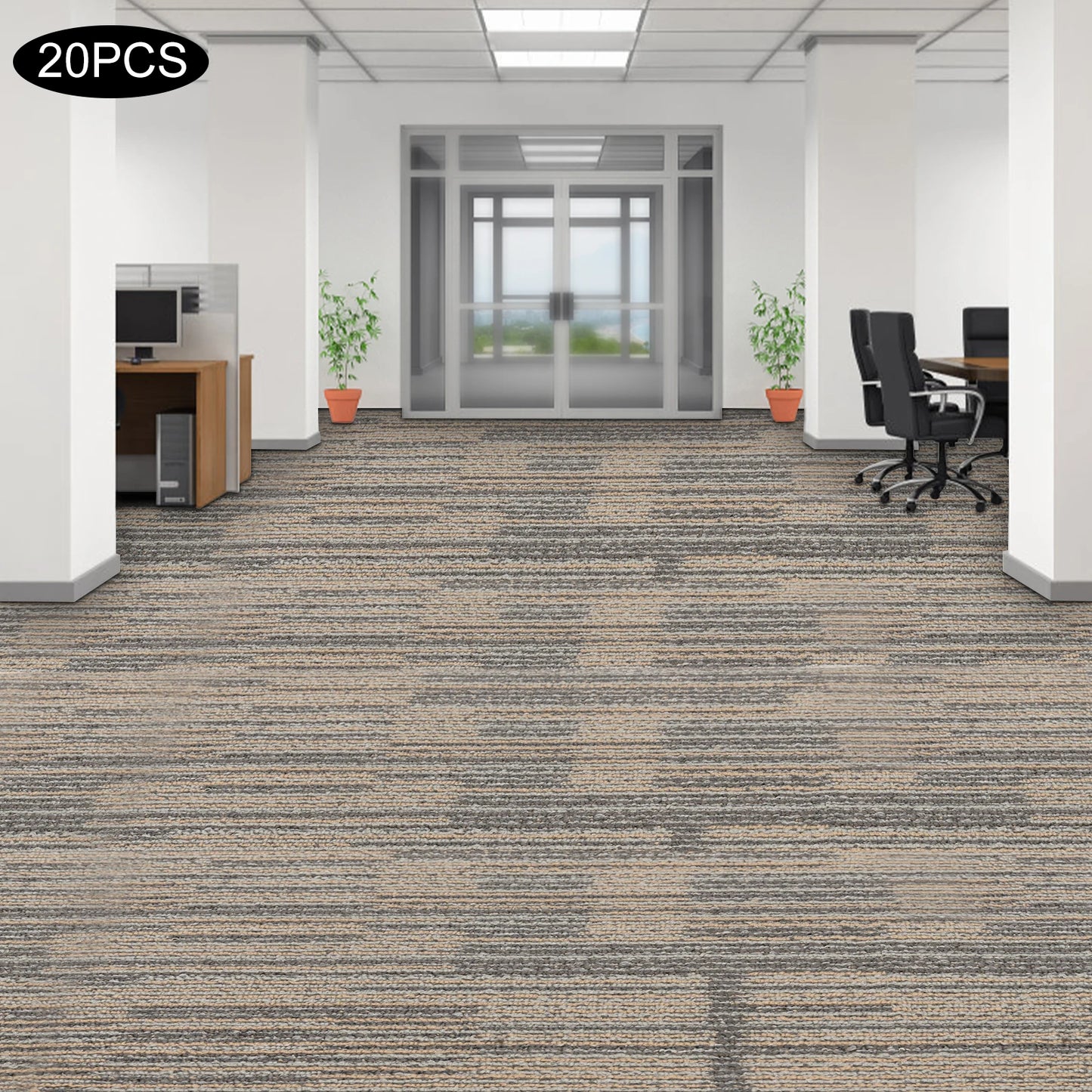 Commercial Self Adhesive Carpet Tile