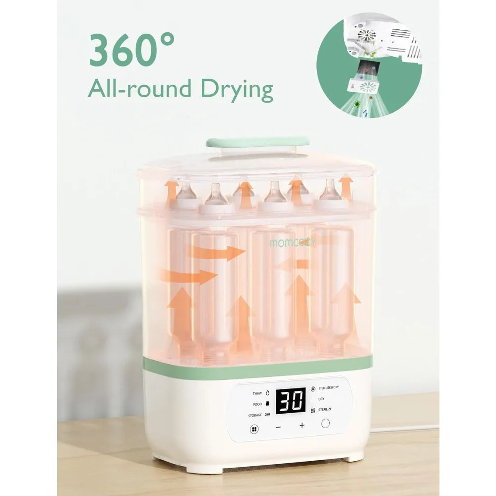 Bottle Sterilizer and Dryer, 8-in-1 Electric Steam