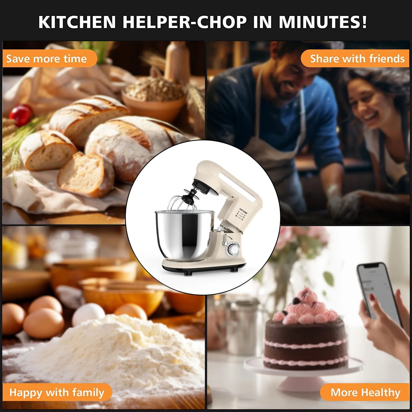 Kitchen Electric Dough Mixer