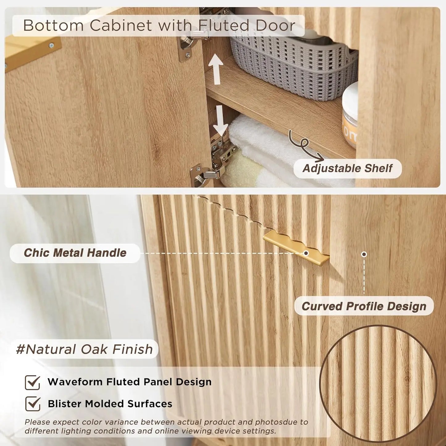Tall Bathroom Narrow Storage Cabinet