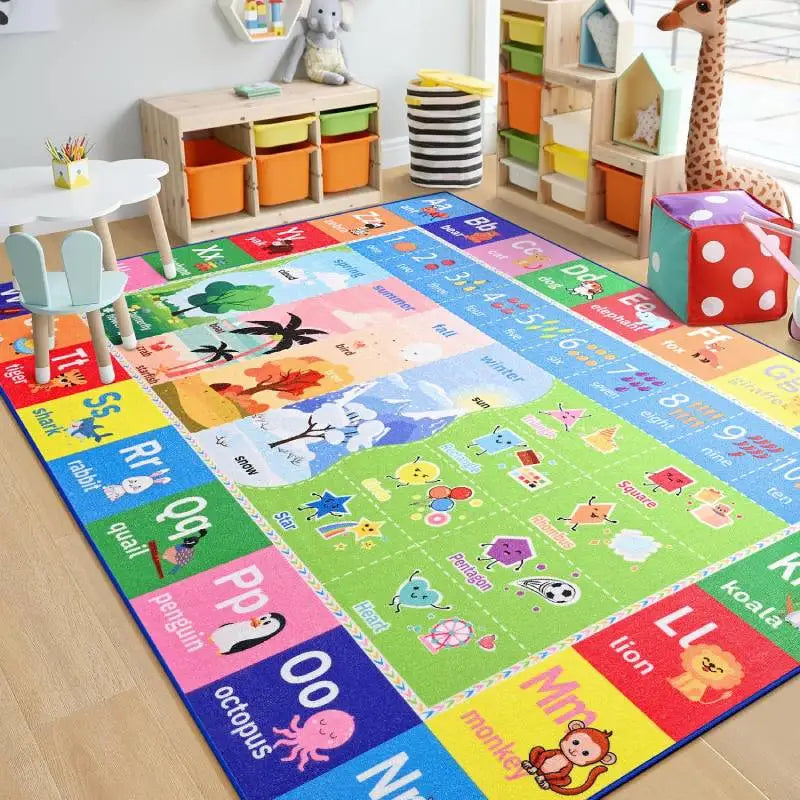 Kids Play Rug Educational & Fun Carpet