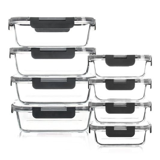 Glass Food Storage Containers Set