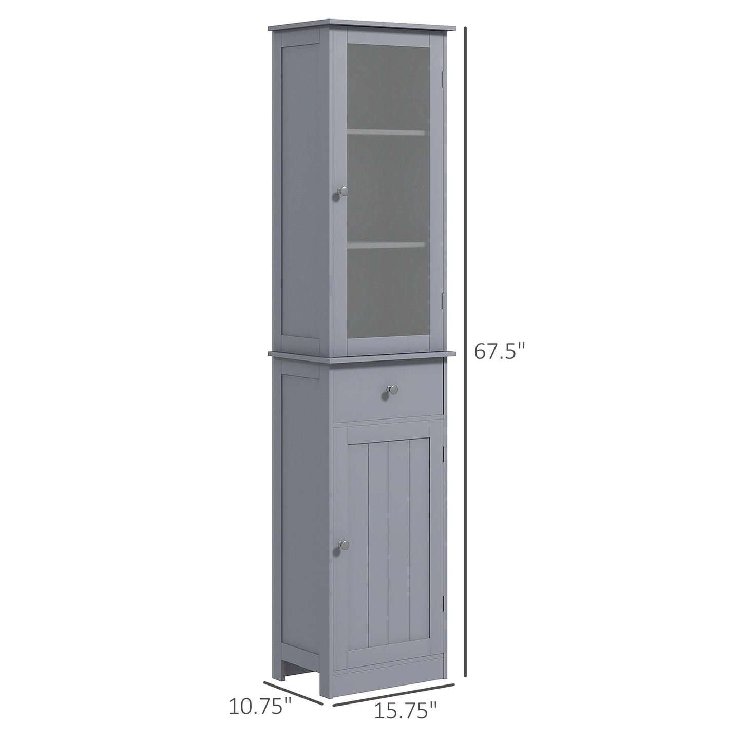 Slim Bathroom Storage Cabinet