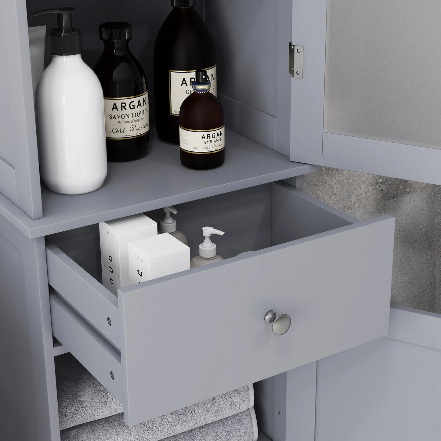 Slim Bathroom Storage Cabinet