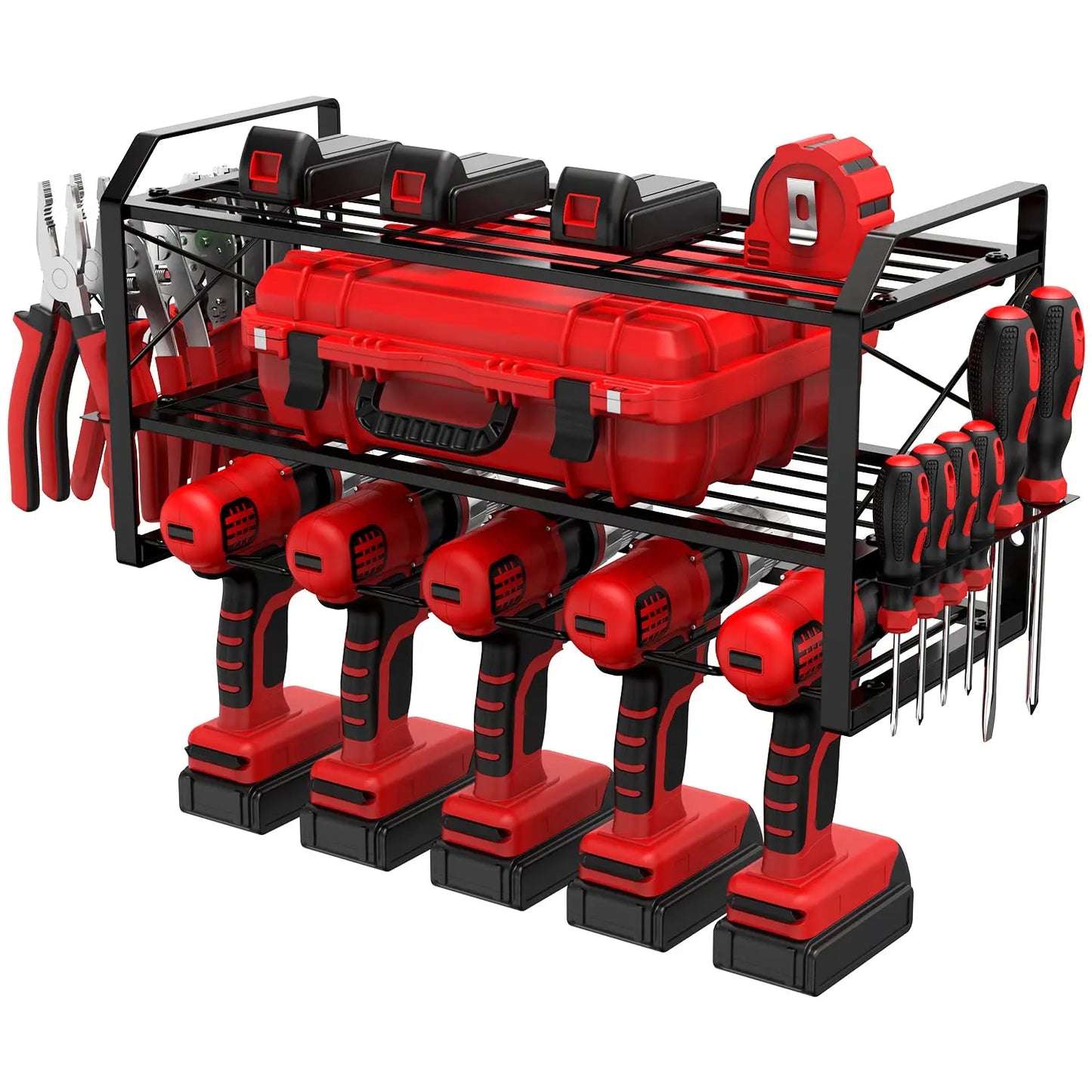 Power Tool Organizer Wall Mount Cordless Drill Holder