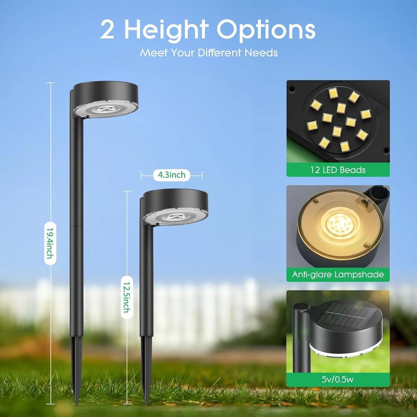 Solar Pathway Lights Outdoor
