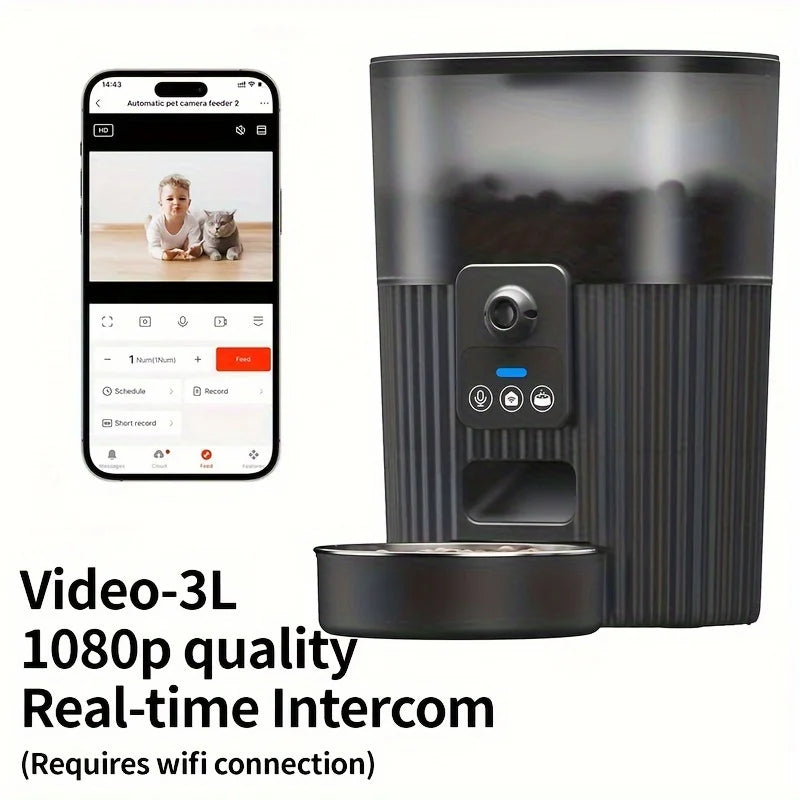 Pets automatic feeder